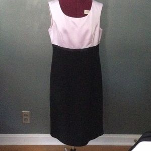 Woman’s two piece black/lavender dress, size 12
